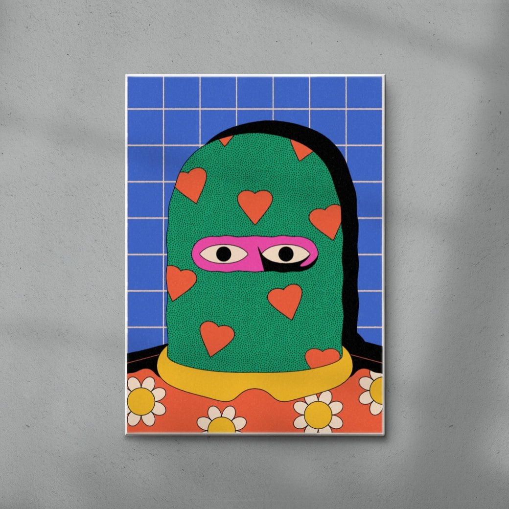 See You contemporary wall art print by Azaazelus - sold by DROOL