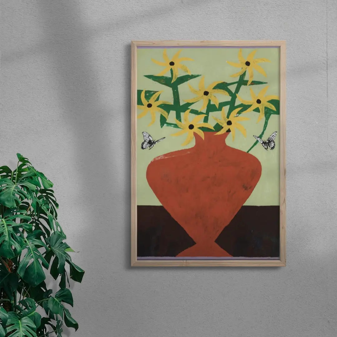 Terracotta Vase contemporary wall art print by Colby Edwards - sold by DROOL