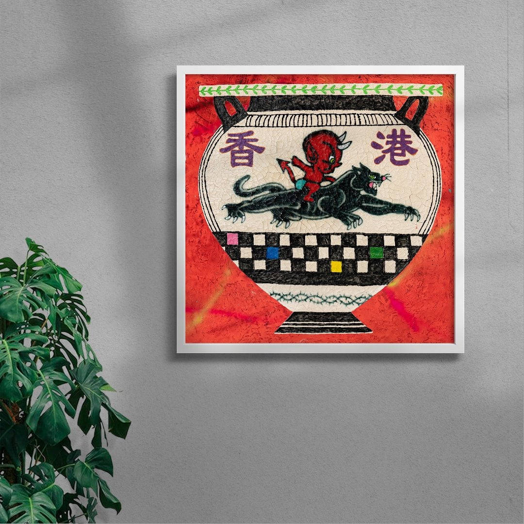 Pot 39 contemporary wall art print by Julien Jaca - sold by DROOL