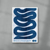 Waves contemporary wall art print by Alexander Khabbazi - sold by DROOL