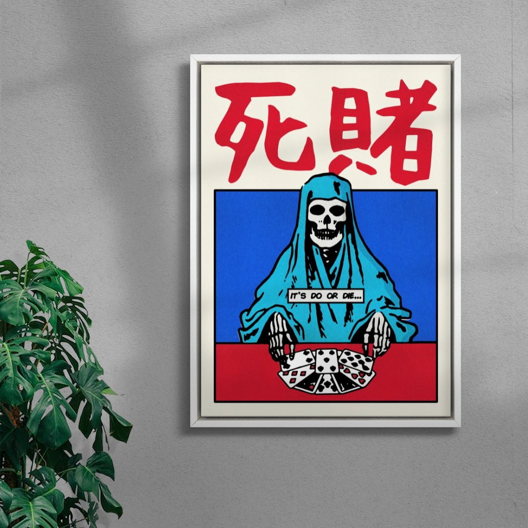 Do or Die contemporary wall art print by Othman Zougam - sold by DROOL
