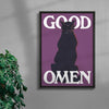 Good Omen contemporary wall art print by Utsav Verma - sold by DROOL