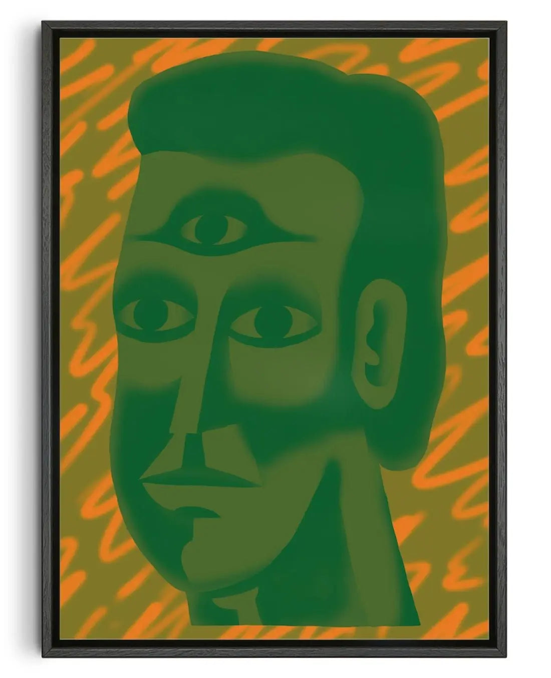 Third Eye contemporary wall art print by Guy Field - sold by DROOL