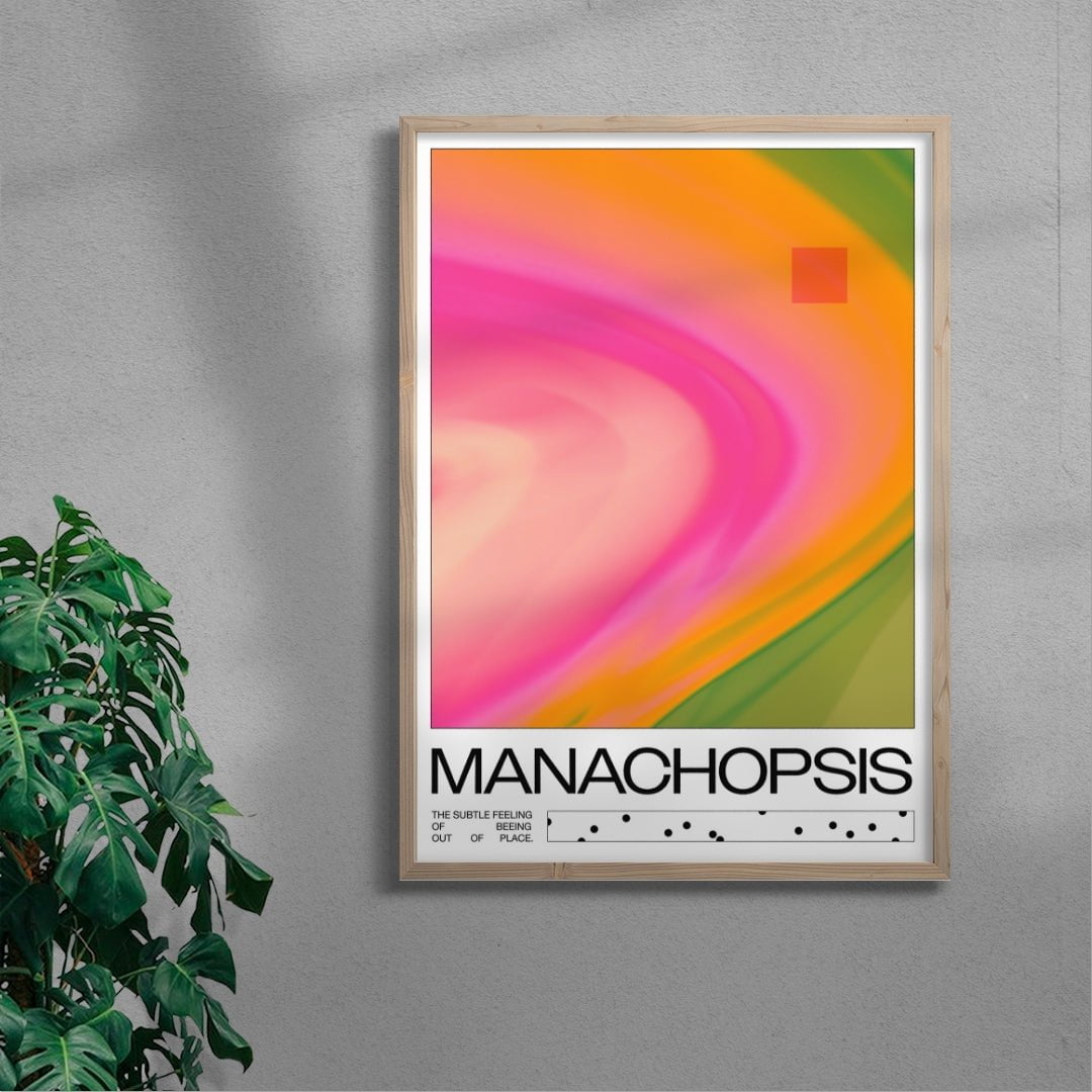 Manachopsis - UNFRAMED contemporary wall art print by Coveposter - sold by DROOL