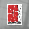Spring to Summer contemporary wall art print by Alexander Khabbazi - sold by DROOL