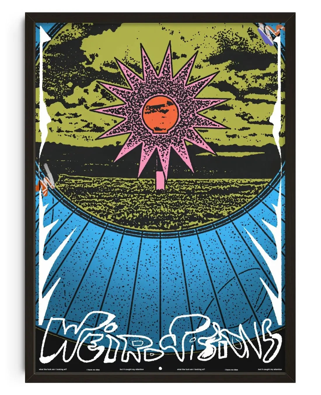 Weird visions contemporary wall art print by Jorge Santos - sold by DROOL