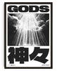 GODS contemporary wall art print by Todd Pham - sold by DROOL