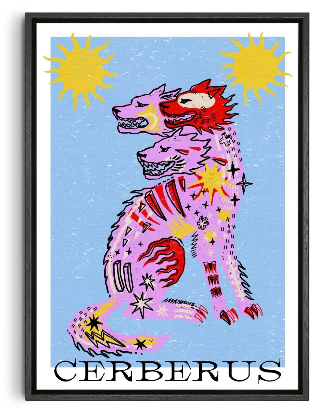 Cerberus I contemporary wall art print by Kwonny - sold by DROOL