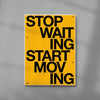 START MOVING contemporary wall art print by Brad Mead - sold by DROOL