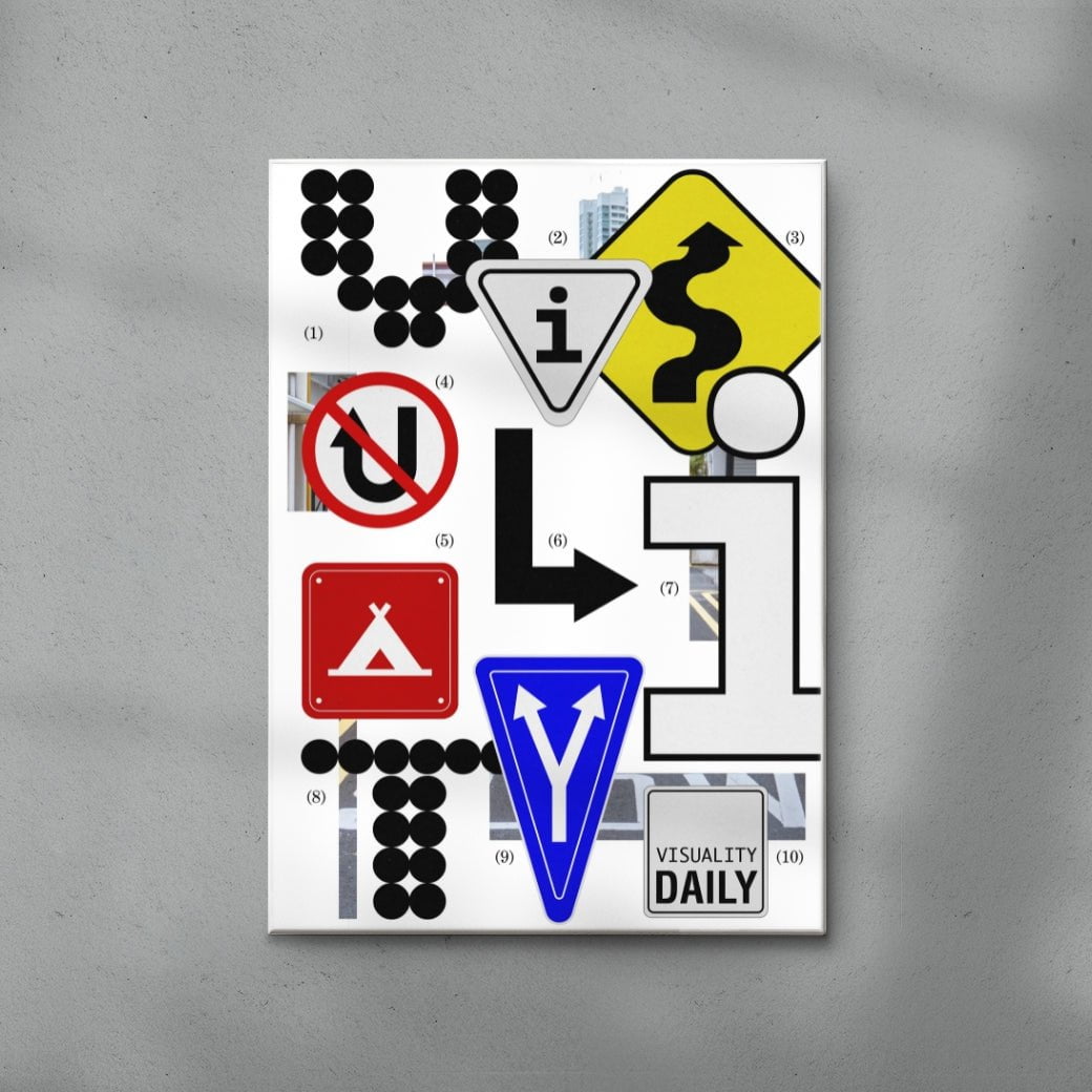 Visuality Daily contemporary wall art print by cloud.cb - sold by DROOL
