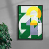 Reproduire Symbol (Version 1) contemporary wall art print by Duane Dalton - sold by DROOL