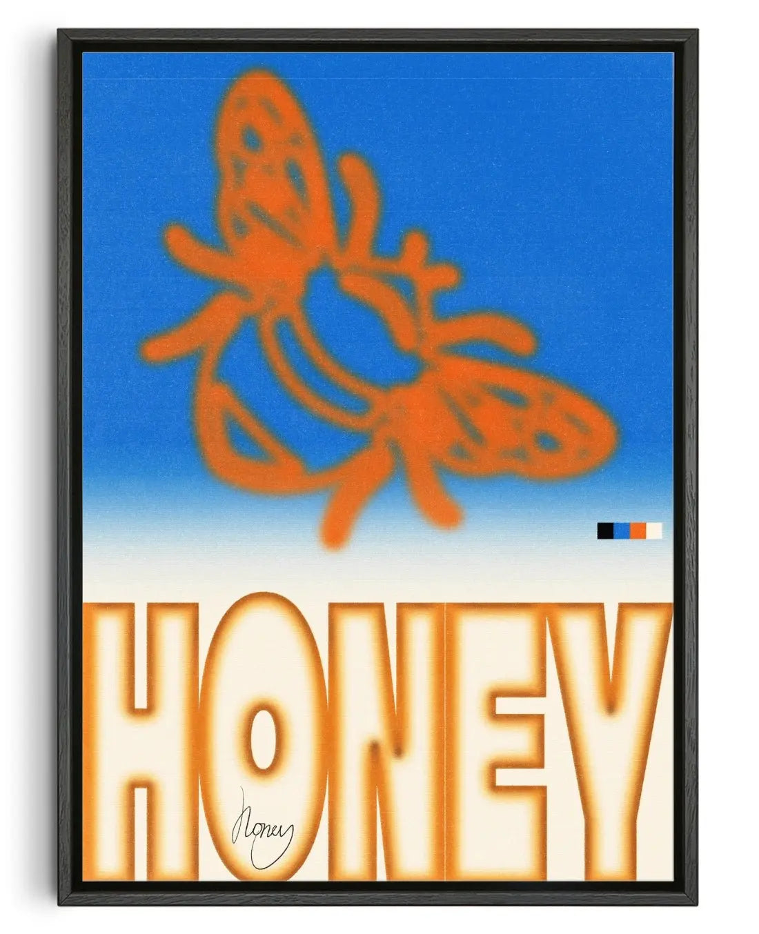 Honey contemporary wall art print by Sheyi Adebayo - sold by DROOL