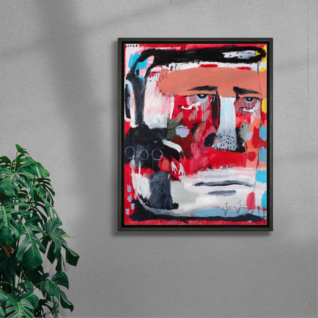 Vultures On The Rise contemporary wall art print by Billy Bagilhole - sold by DROOL