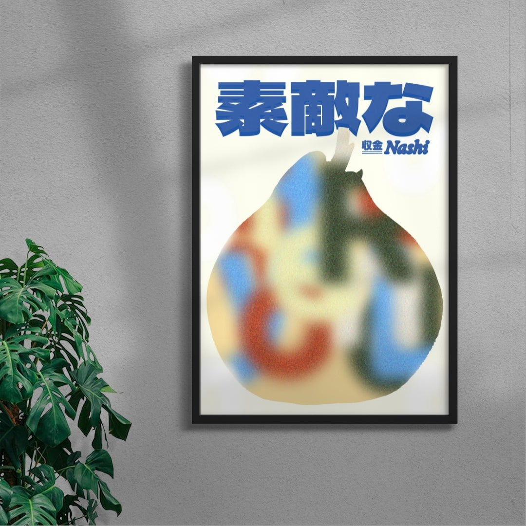 Nashi contemporary wall art print by Studio Trikken - sold by DROOL