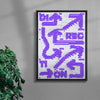 Direction contemporary wall art print by cloud.cb - sold by DROOL