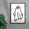Ghosted contemporary wall art print by Adam Foster - sold by DROOL