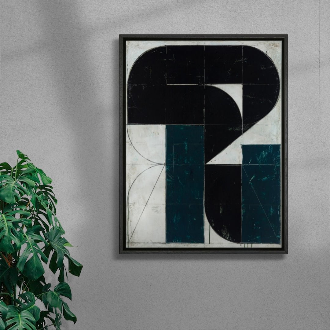 Idol 4 contemporary wall art print by Aleksandar Bezinovic - sold by DROOL