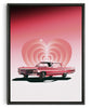 Load image into Gallery viewer, Pink Ride contemporary wall art print by Paulina Almira - sold by DROOL
