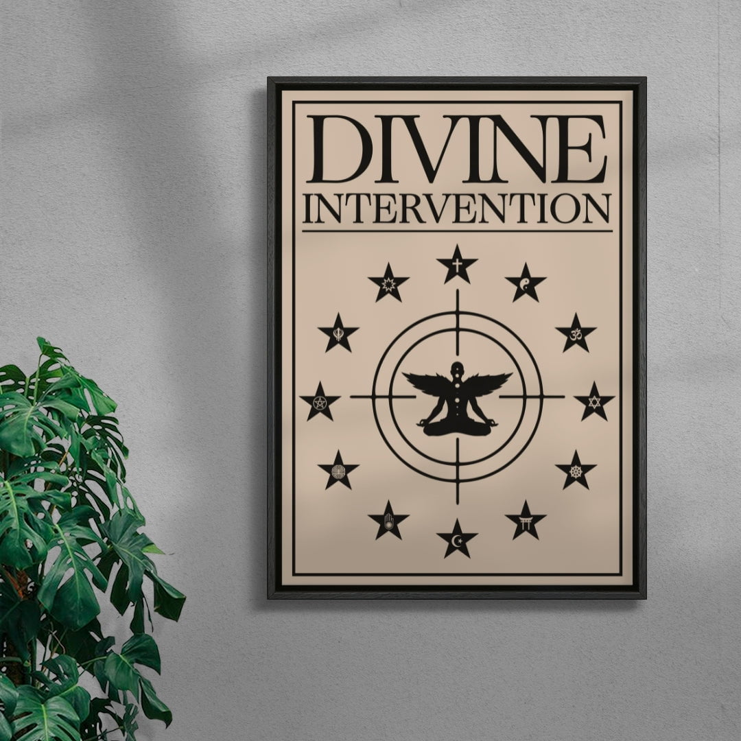 Divine Intervention contemporary wall art print by Utsav Verma - sold by DROOL