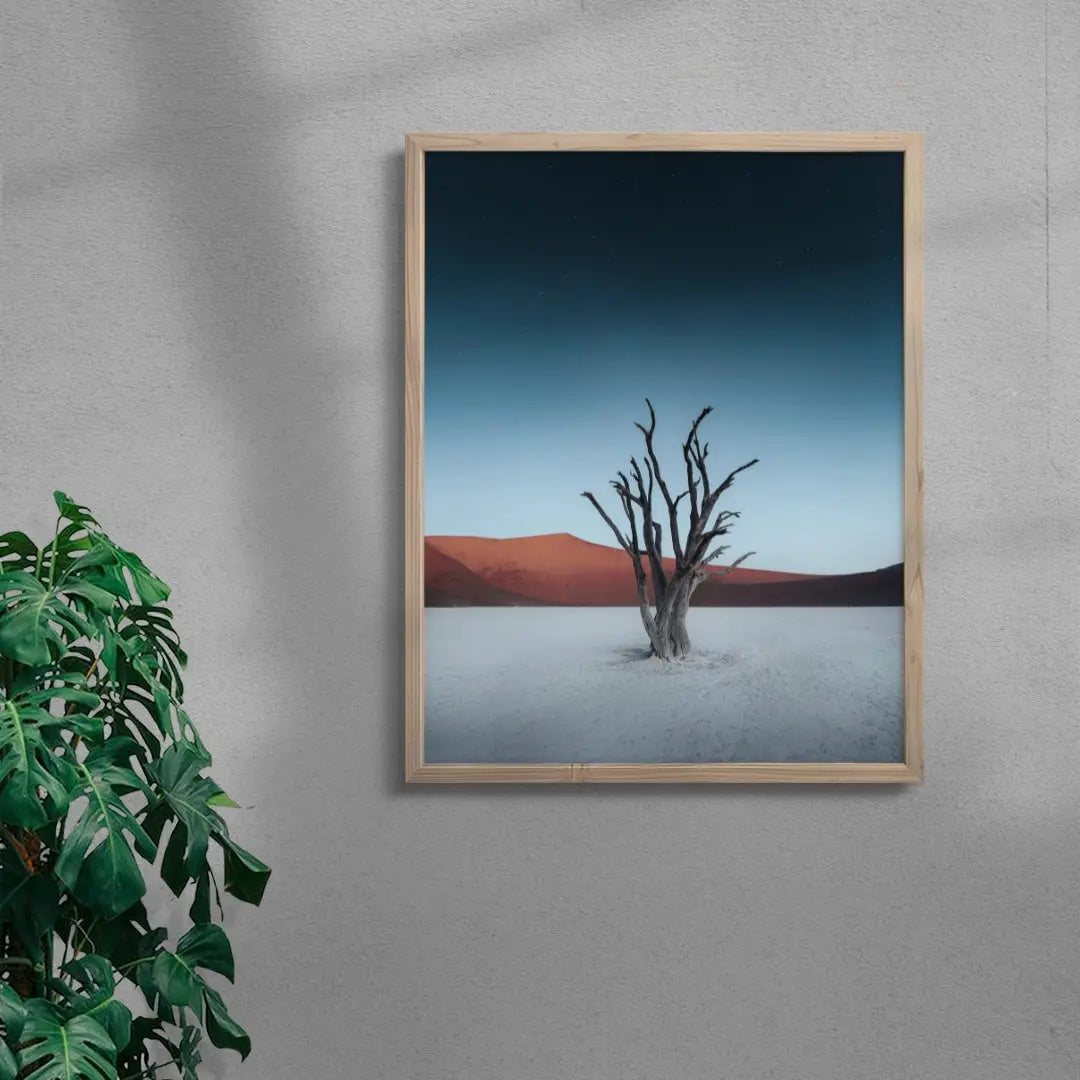 Skeleton Tree contemporary wall art print by Luke Stackpoole - sold by DROOL