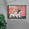 Pursue contemporary wall art print by Caitlin Flood-Molyneux - sold by DROOL