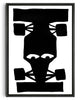Load image into Gallery viewer, F1 contemporary wall art print by Max Blackmore - sold by DROOL