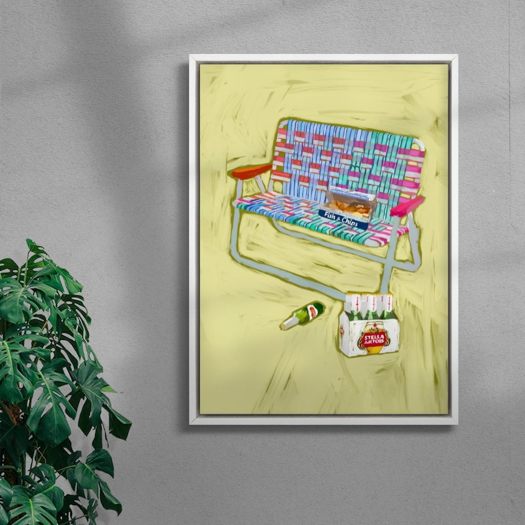 UK SUMMER contemporary wall art print by Laurie Campbell - sold by DROOL