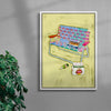 UK SUMMER contemporary wall art print by Laurie Campbell - sold by DROOL