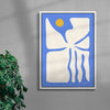 Skeleton Bloom contemporary wall art print by Kim Van Vuuren - sold by DROOL