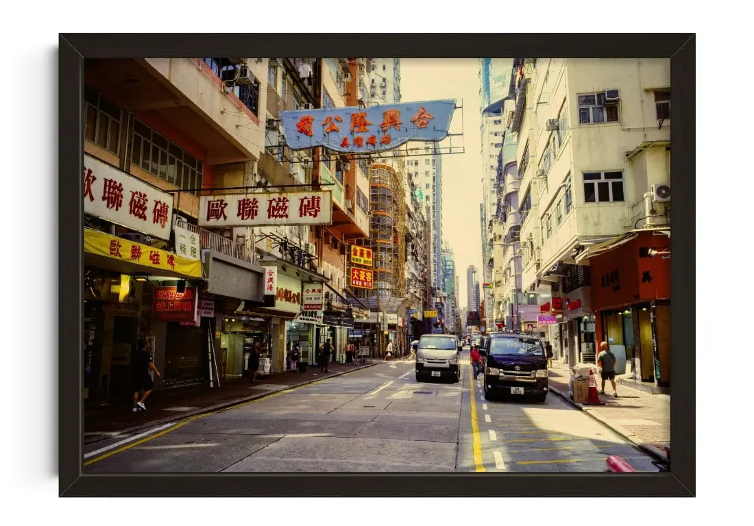 Street Life contemporary wall art print by Francesco Aglieri Rinella - sold by DROOL
