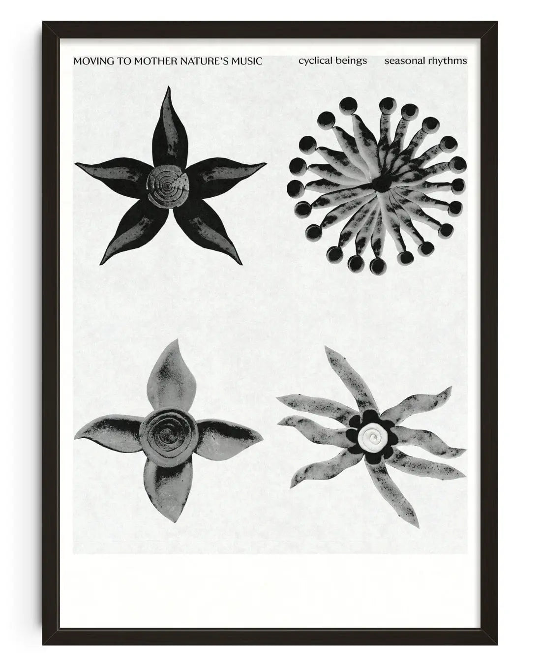 cyclical beings contemporary wall art print by Imo Sinclair - sold by DROOL