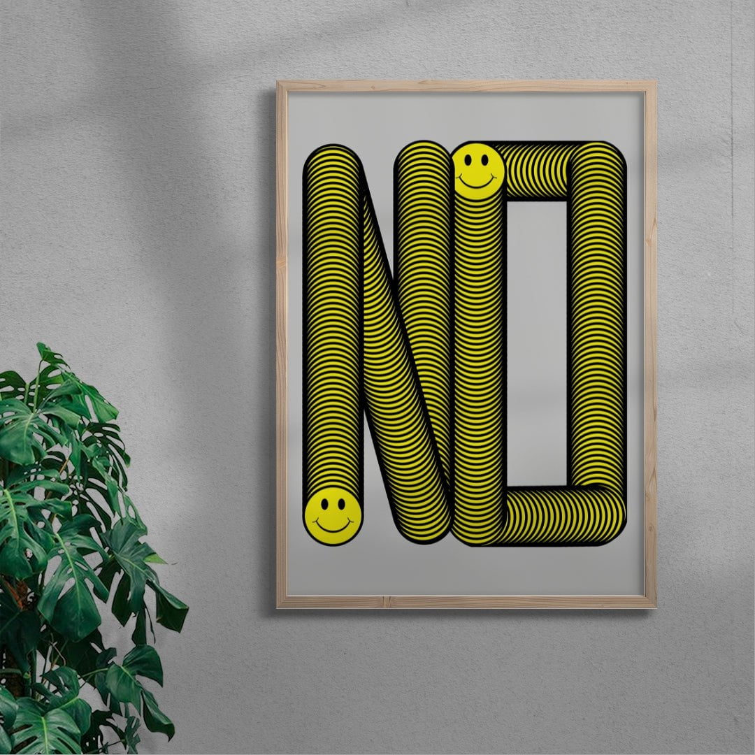 YES contemporary wall art print by Ignorance1 - sold by DROOL