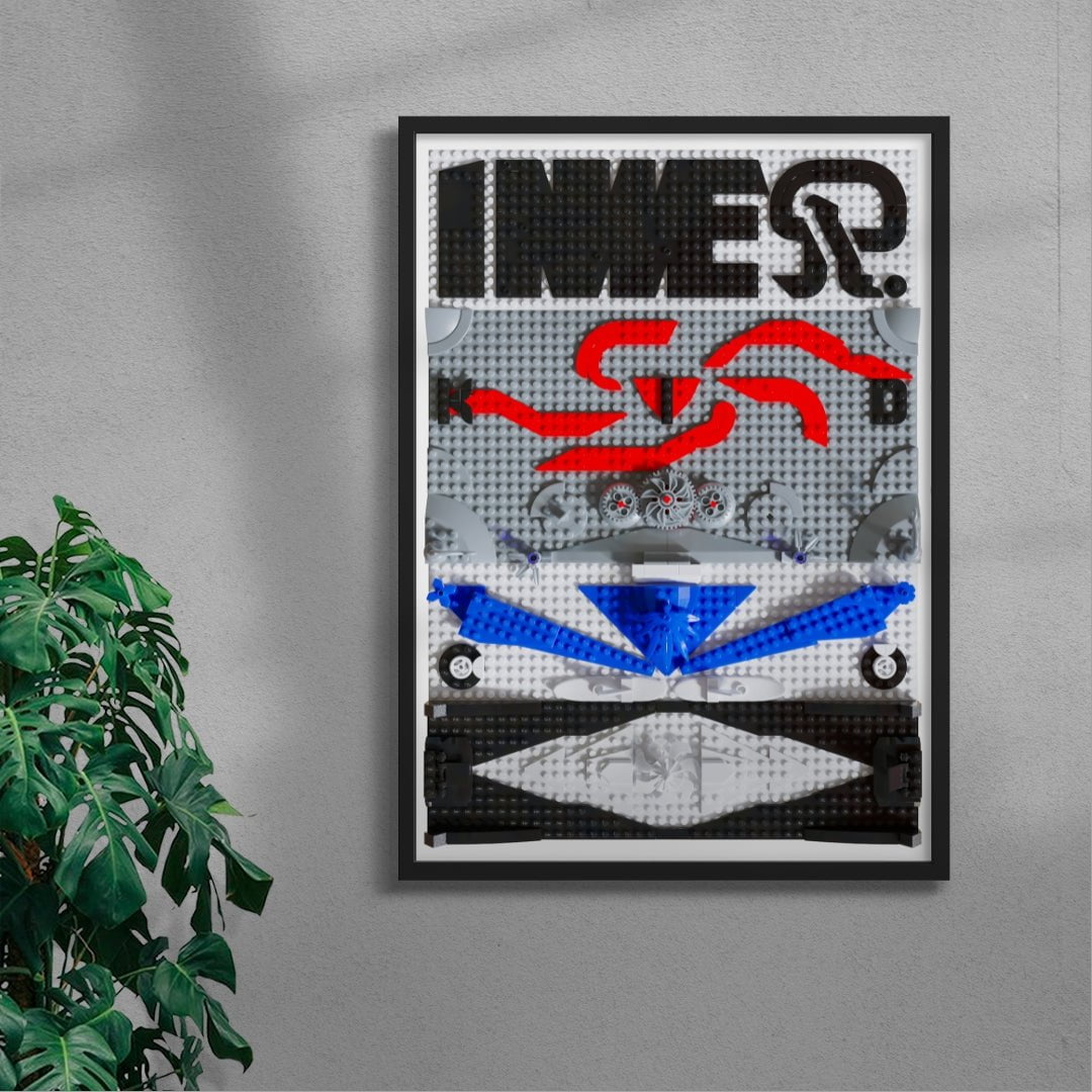 Inner Kid contemporary wall art print by Alessio Borando - sold by DROOL