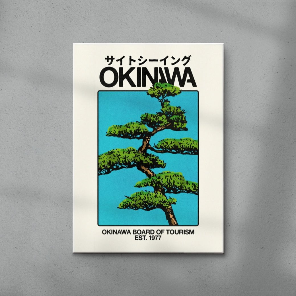Okinawa 1 contemporary wall art print by Othman Zougam - sold by DROOL
