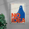 NO IDEA contemporary wall art print by Brad Mead - sold by DROOL