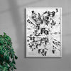 Blast contemporary wall art print by Todd Pham - sold by DROOL