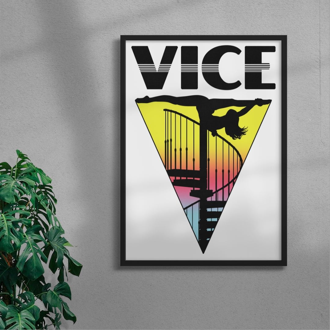 VICE contemporary wall art print by Utsav Verma - sold by DROOL