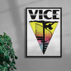 VICE contemporary wall art print by Utsav Verma - sold by DROOL