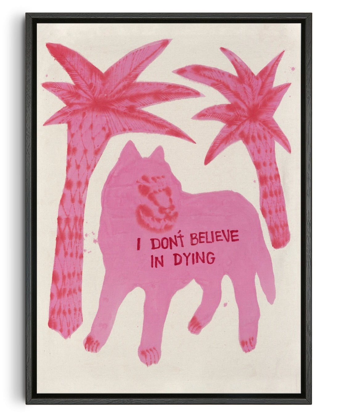 But I Do Believe In Death contemporary wall art print by Kwonny - sold by DROOL