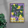 Limonade contemporary wall art print by Paolinoshka - sold by DROOL
