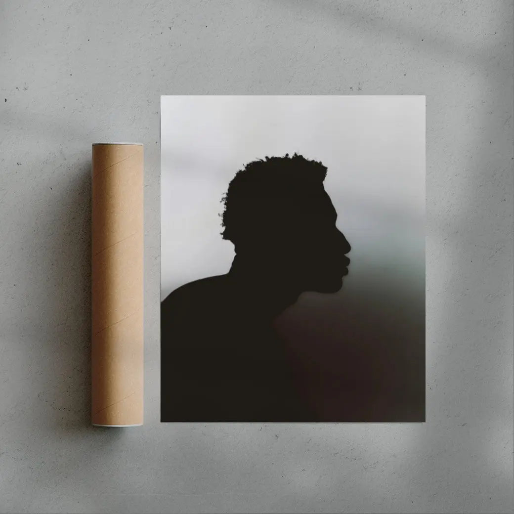 Profile Silhouette contemporary wall art print by Colin Cassidy - sold by DROOL