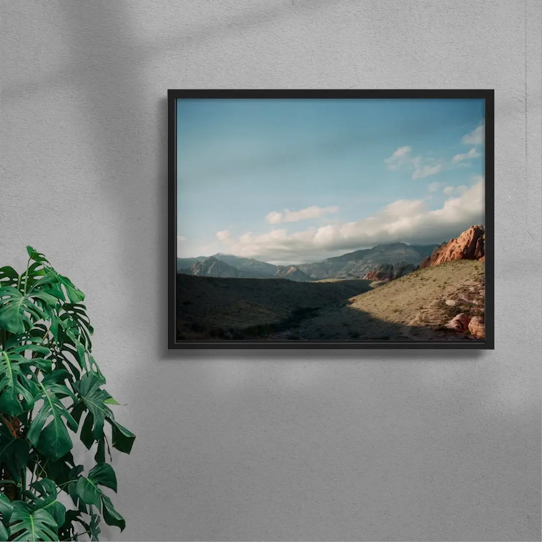 Desert Hush contemporary wall art print by Nirav Patel - sold by DROOL