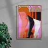 East Palace West Palace contemporary canvas art print by MENSLIES - sold by DROOL