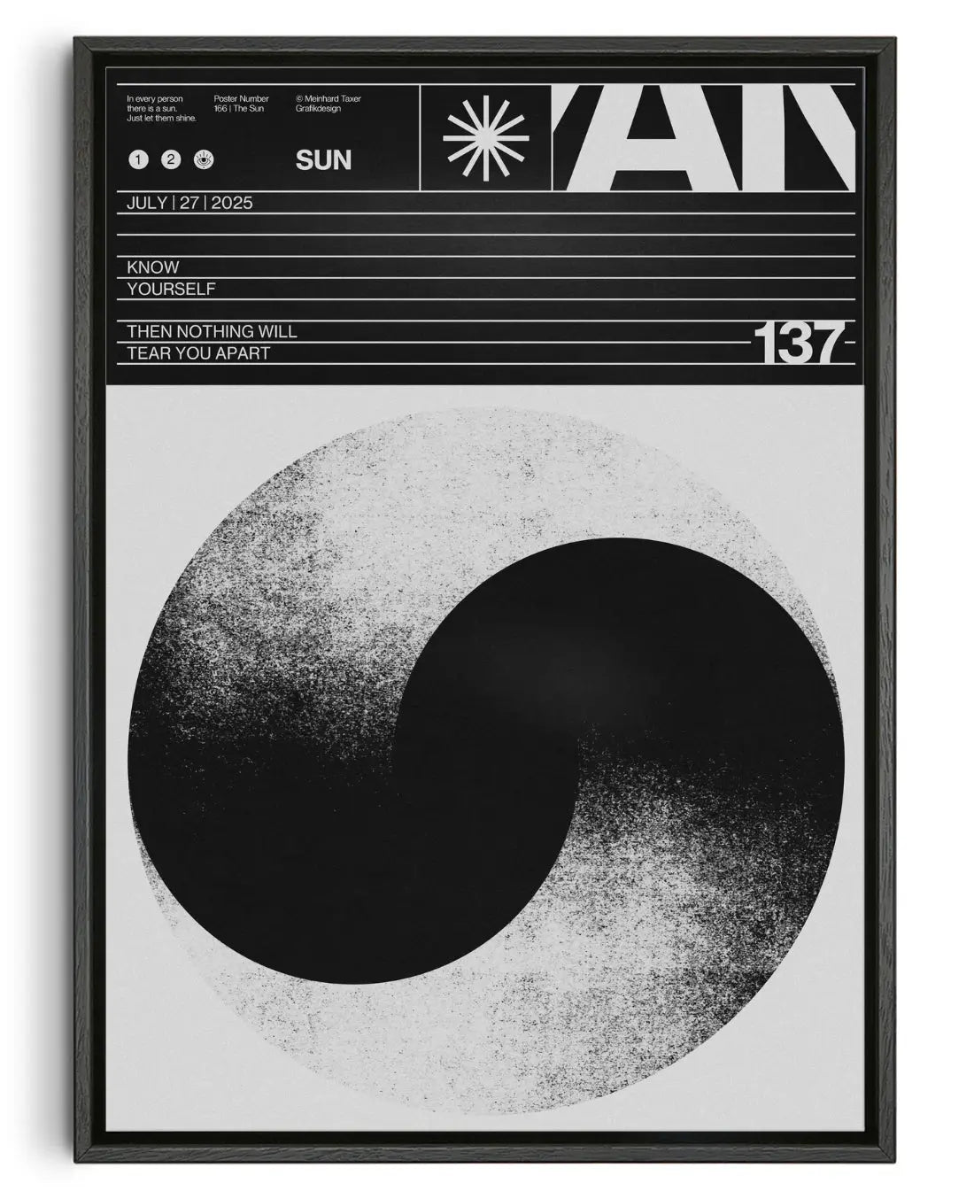 YANG contemporary canvas print by Meindl Taxer - sold by DROOL