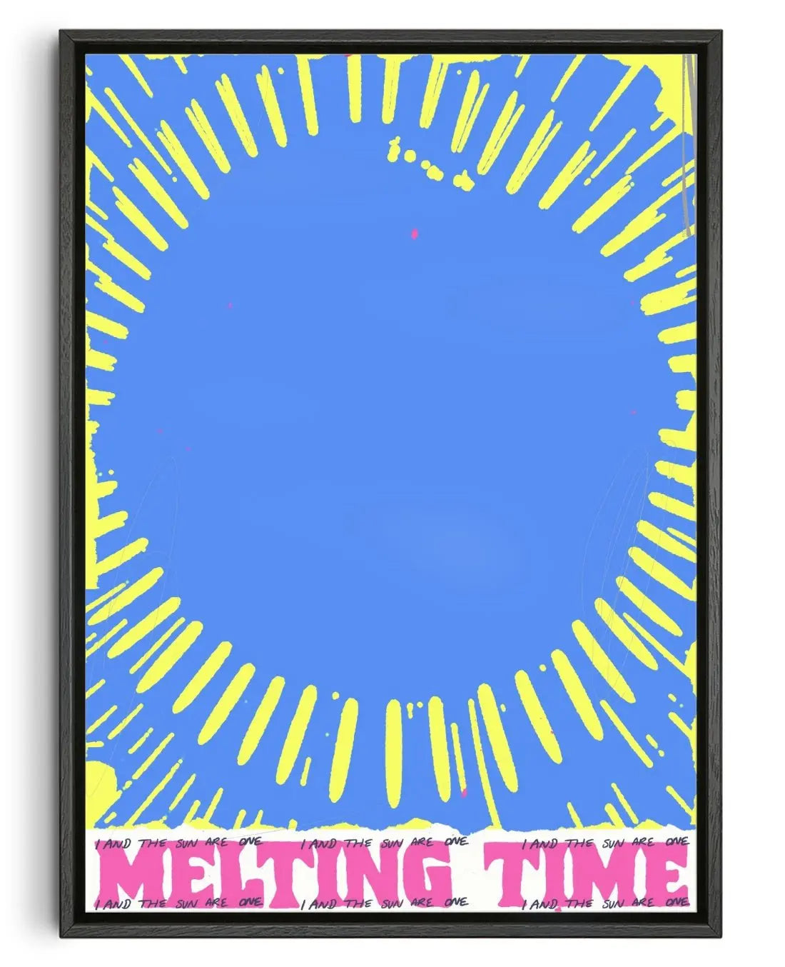 Melting time contemporary wall art print by Jorge Santos - sold by DROOL