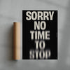 NO TIME TO STOP - UNFRAMED contemporary wall art print by Brad Mead - sold by DROOL