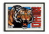 Load image into Gallery viewer, Beware of Tiger contemporary wall art print by Othman Zougam - sold by DROOL