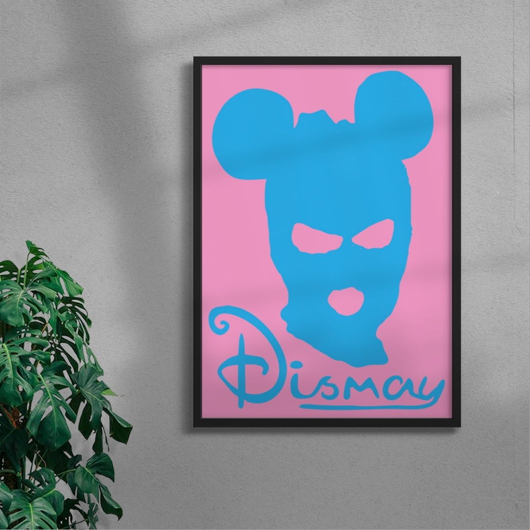 DISMAY contemporary wall art print by Max Blackmore - sold by DROOL