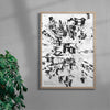 Blast contemporary wall art print by Todd Pham - sold by DROOL