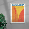 sunlight contemporary wall art print by Imo Sinclair - sold by DROOL